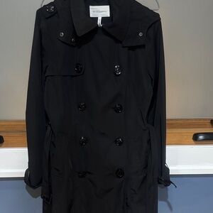 BCBGeneration Classic Black Trench Coat